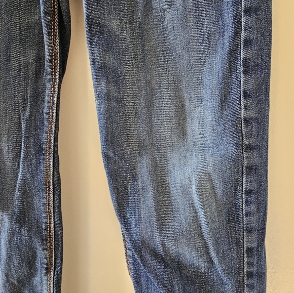 sz 6 Jumping Beans drawstring waist straight fit distressed ripped jeans - Picture 10 of 16